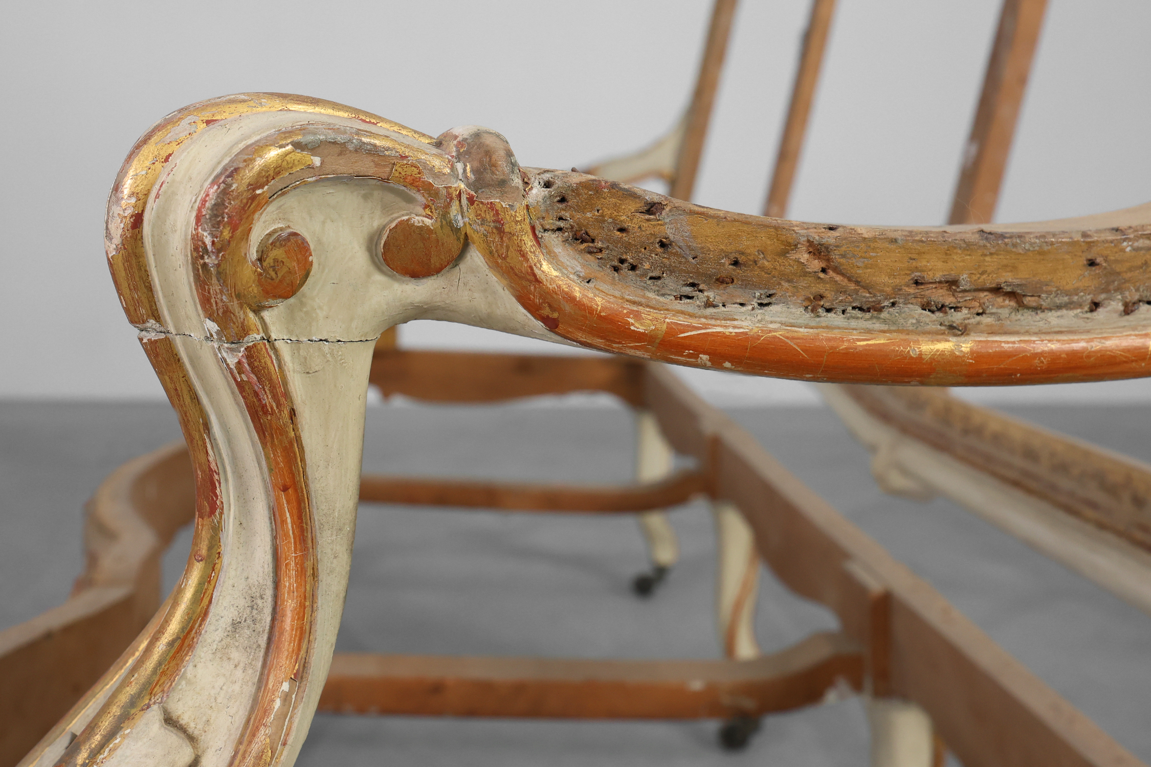 Original Early 19th Century Louis XV Suite in Carved Wood, Francethumbnail